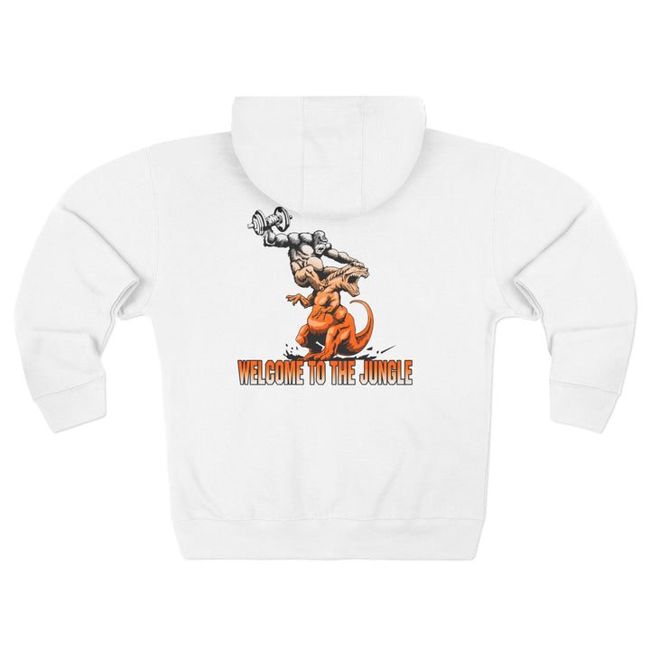 CG APE VS ZILLA 2ND FIGHT ORANGE WHITE FADE /WELCOME TO THE JUNGLE ZIP UP