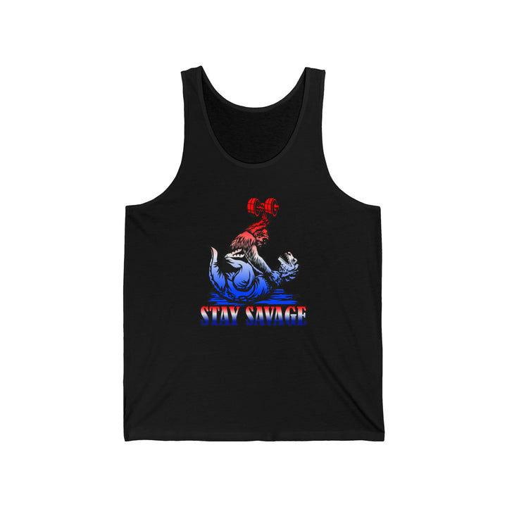 CG APE VS ZILLA RED WHITE BLUE /STAY SAVAGE