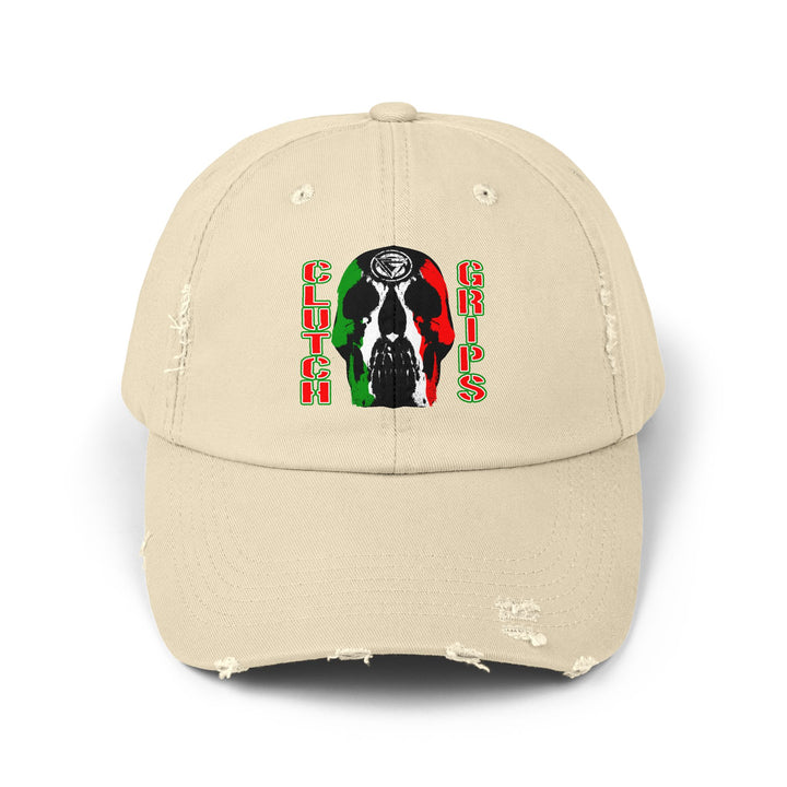 CG SKULL RED WHITE GREEN CAP