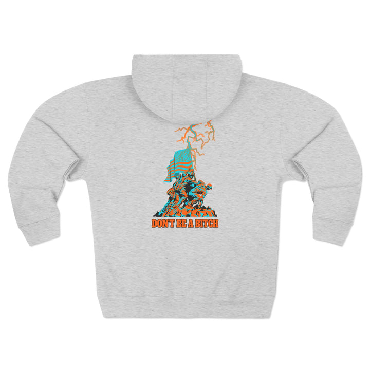 AMERICAN WARRIOR MIAMI COLORS /DONT BE A BITCH ZIP UP