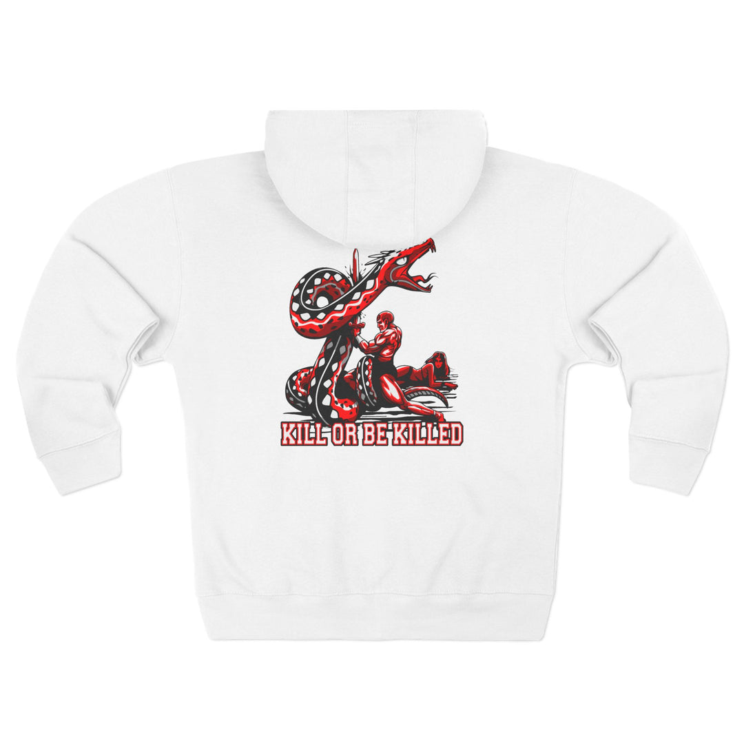 CG SERPENT SLAYER RED BLACK /KIL OR BE KILLED ZIP UP