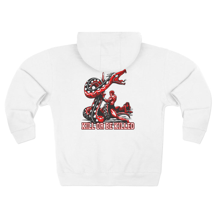 CG SERPENT SLAYER RED BLACK /KIL OR BE KILLED ZIP UP