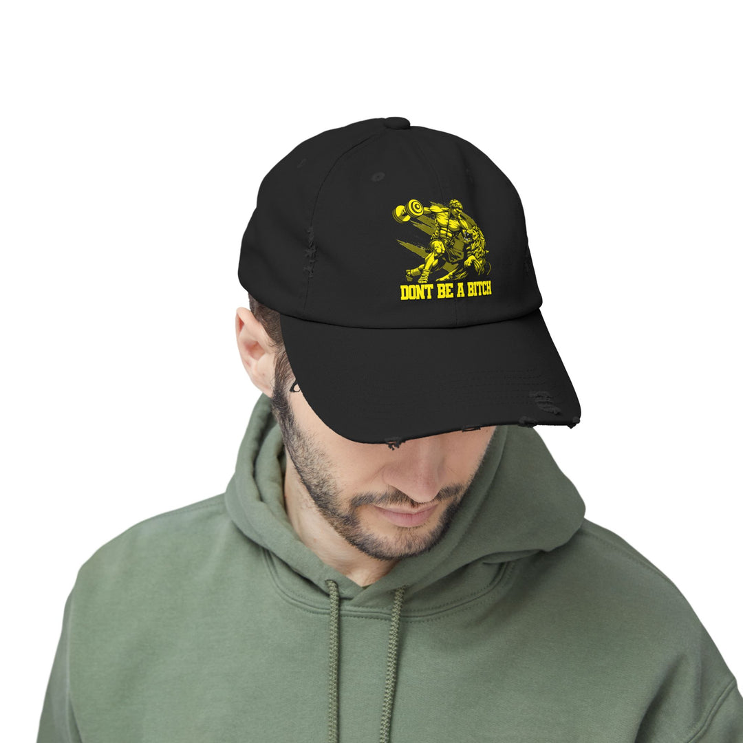 COLISEUM MAC VS LION YELLOW BLACK /DONT BE A BITCH CAP
