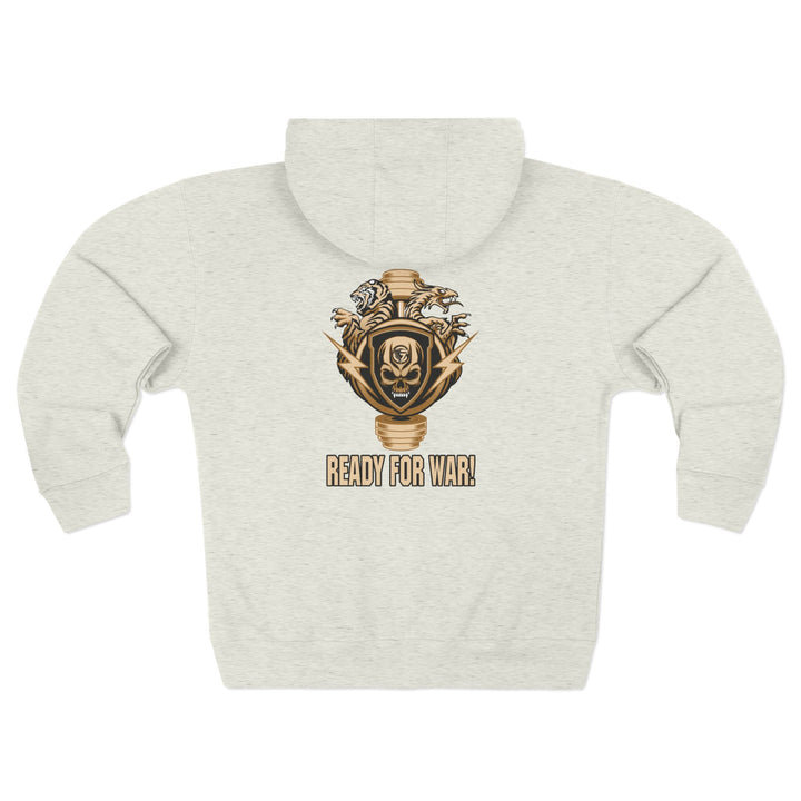 CG SGL SKULL BELL DESRT SAND/READY FOR WAR ZIP UP