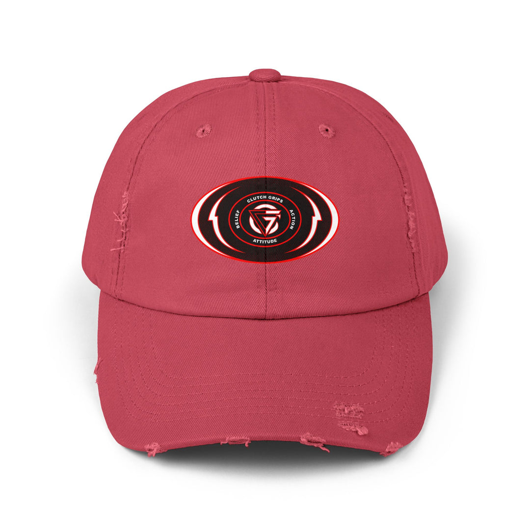 CG OVAL LOGO RED WHITE LIGHTNING ARCHES CAP