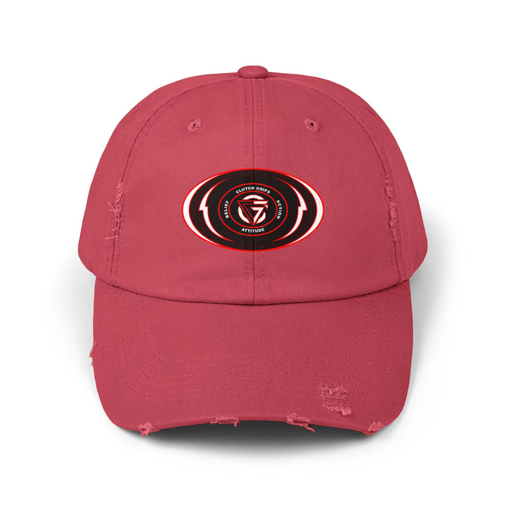 CG OVAL LOGO RED WHITE LIGHTNING ARCHES CAP