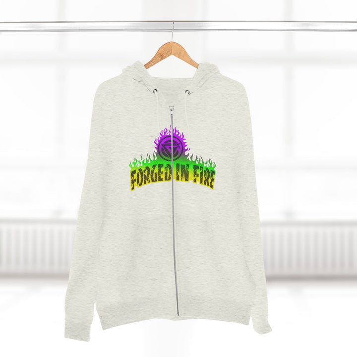CG LIFT KICK YELLOW GREEN PURPLE FADE/WELCOME TO THE JUNGLE ZIP UP