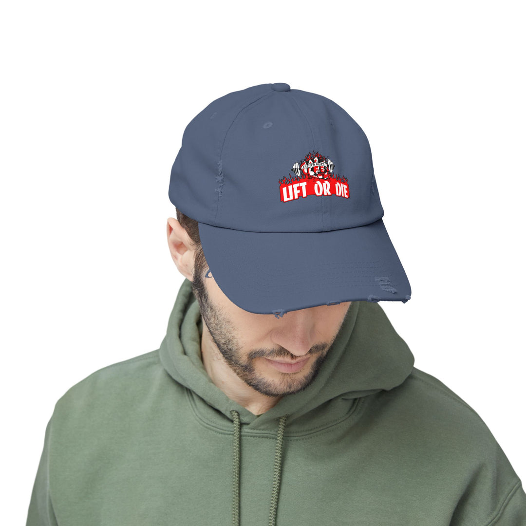 CG FIRE & FIST RED WHITE BLACK/LIFT OR DIE CAP