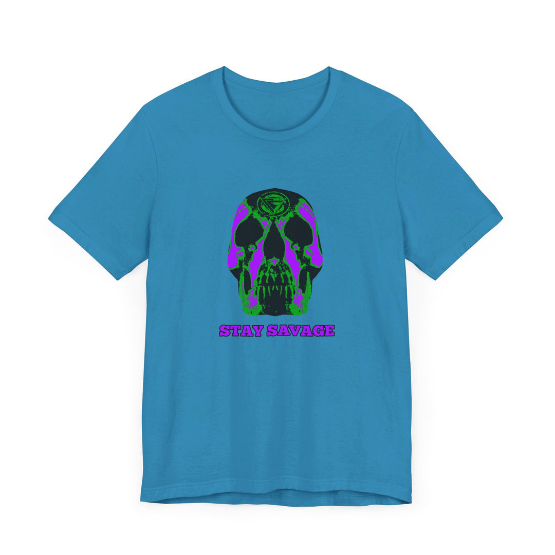 SKULLATOR PURPLE GREEN  /STAY SAVAGE