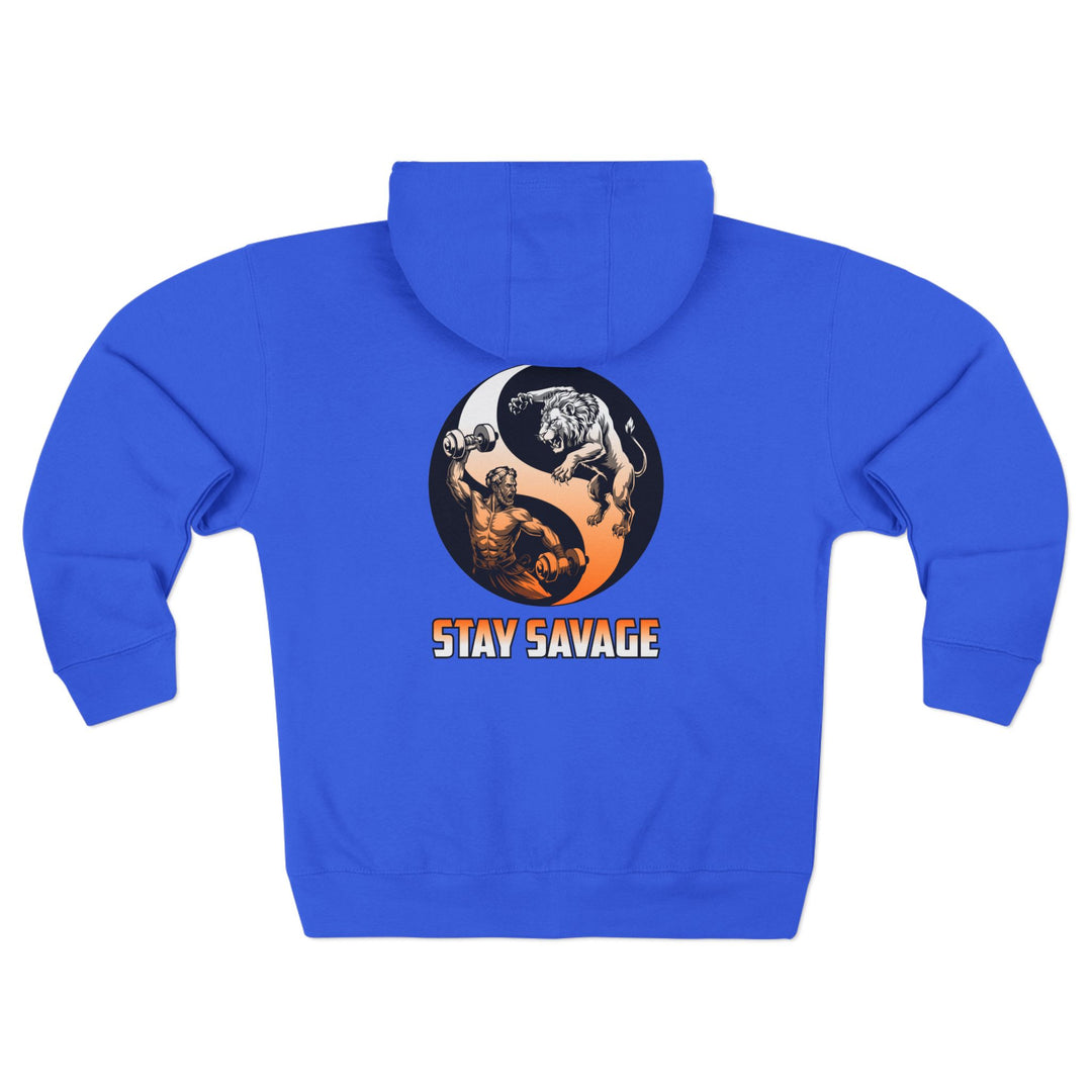 CG MAC SOUL OF LION ORANGE WHITE FADE  /STAY SAVAGE ZIP UP