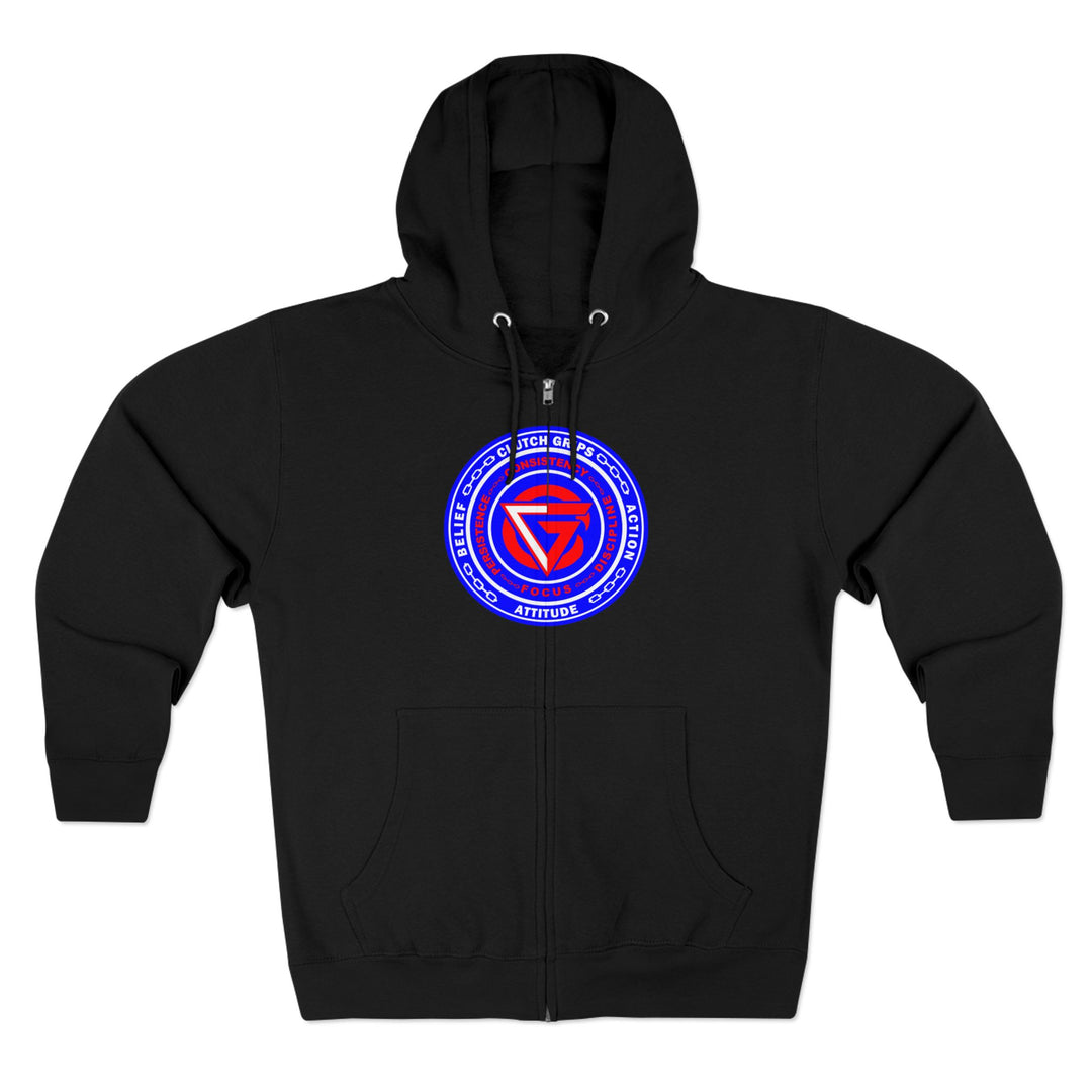 CG ENTER THE MAC RED WHITE BLUE /LIFT OR DIE ZIP UP