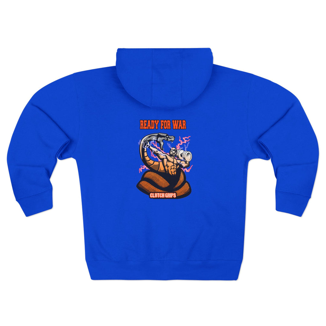 MAC VS SNAKE ORANGE WHITE FADE /READY FOR WAR ZIP UP