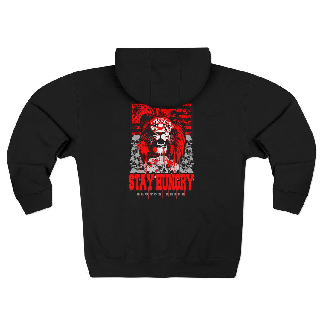 CG LION HEART RED BLACK/STAY HUNGRY ZIP UP