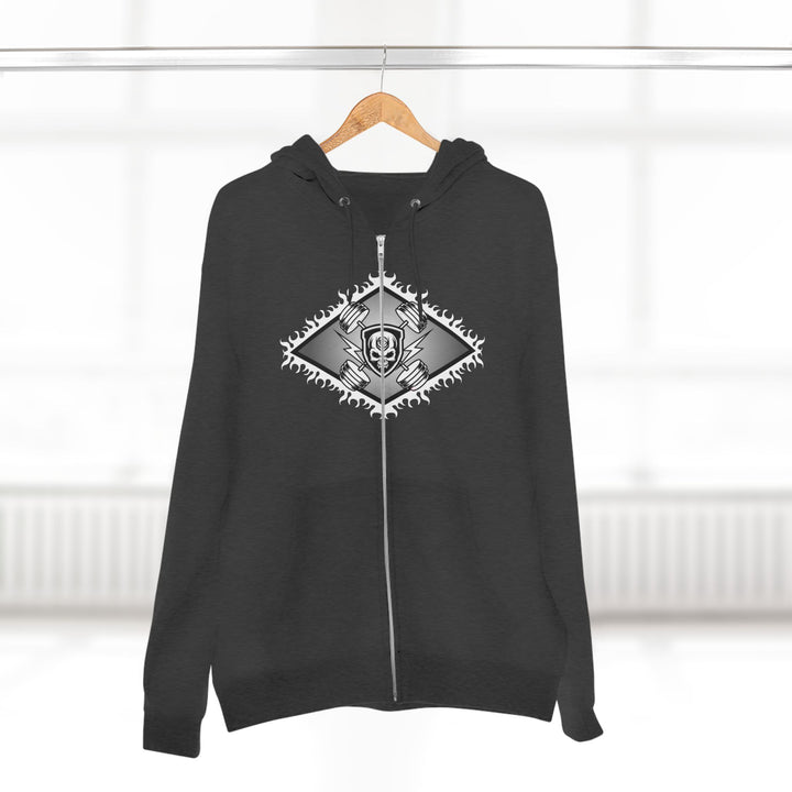 WICKED VIPER BLACK WHITE /LIFT OR DIE ZIP UP