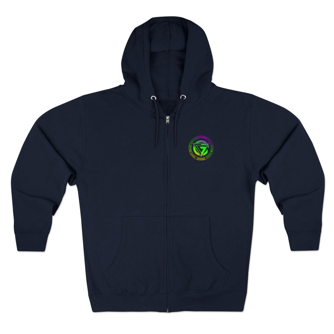 CG GRIP MASTER MAC YELLOW GREEN PURPLE /LIFT OR DIE ZIP UP