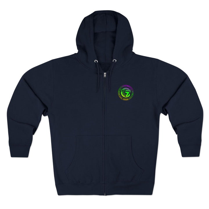 CG GRIP MASTER MAC YELLOW GREEN PURPLE /LIFT OR DIE ZIP UP