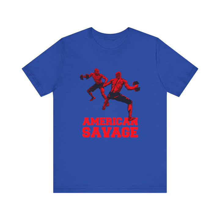 CG RED MAN VS MAN /AMERICAN SAVAGE