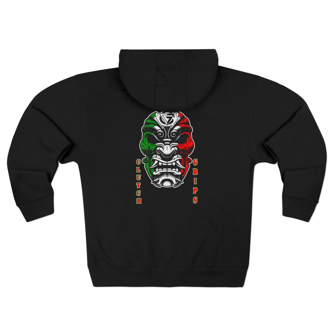 CG SAMURAI MAC RED WHITE GREEN /CLUTCHGRIPS ZIP UP