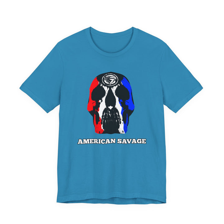 SKULLATOR RED WHITE BLUE /AMERICAN SAVAGE