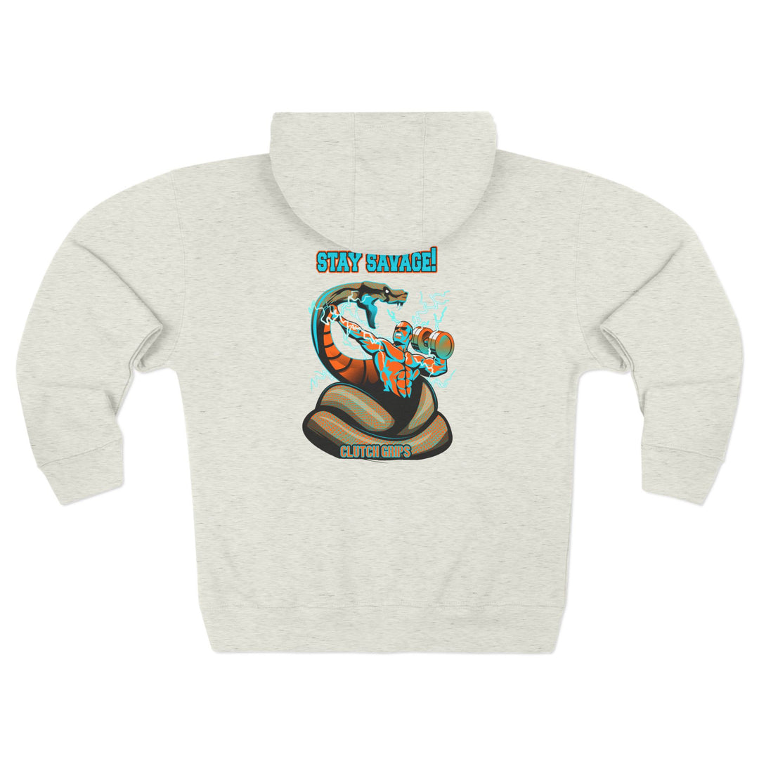 MAC VS SNAKE AQUA MIAMI DIAMOND FRONT /STAY SAVAGE ZIP UP