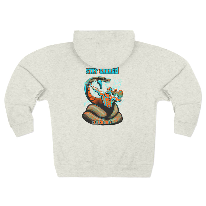 MAC VS SNAKE AQUA MIAMI DIAMOND FRONT /STAY SAVAGE ZIP UP