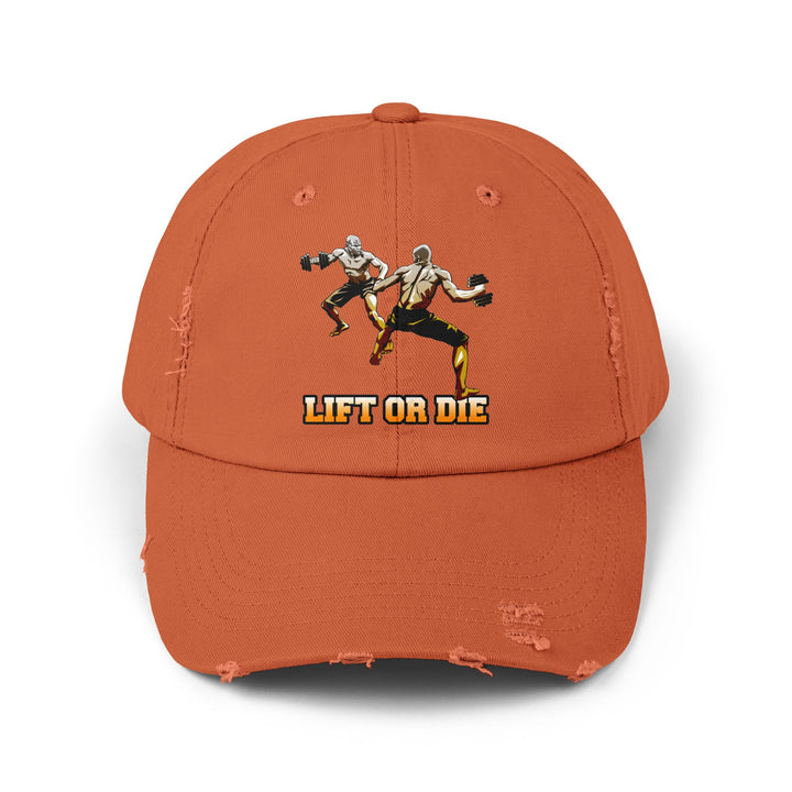 CG STAND OFF ORANGE WHITE FADE  /LIFT OR DIE CAP