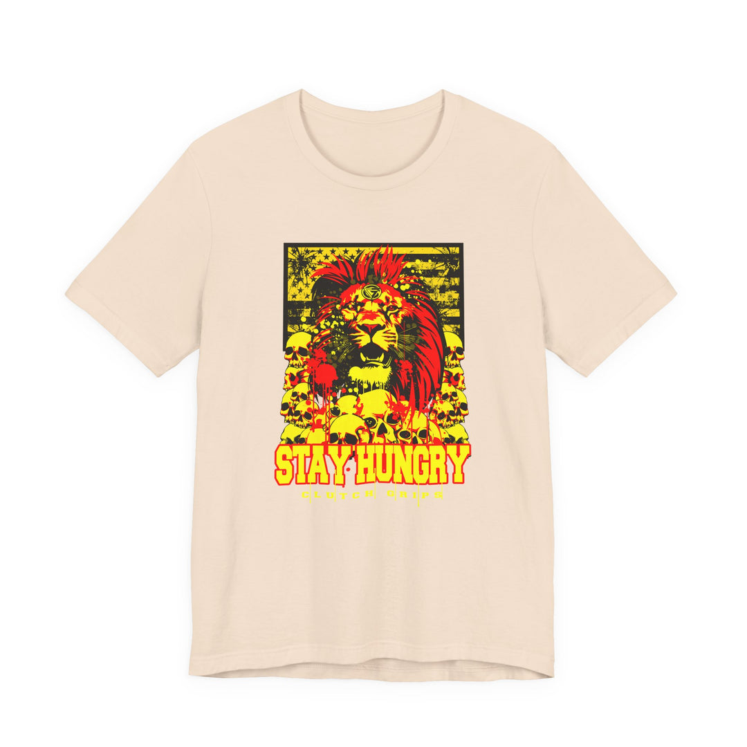 LION HEART YELLOW RED BLACK /STAY HUNGRY