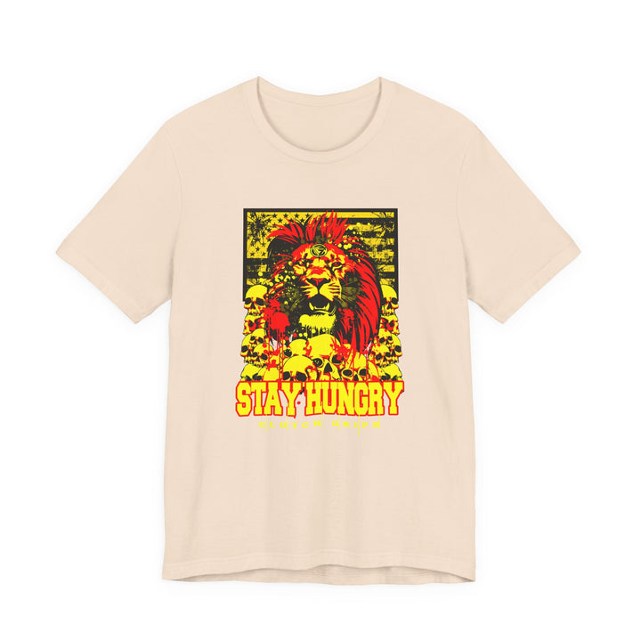 LION HEART YELLOW RED BLACK /STAY HUNGRY