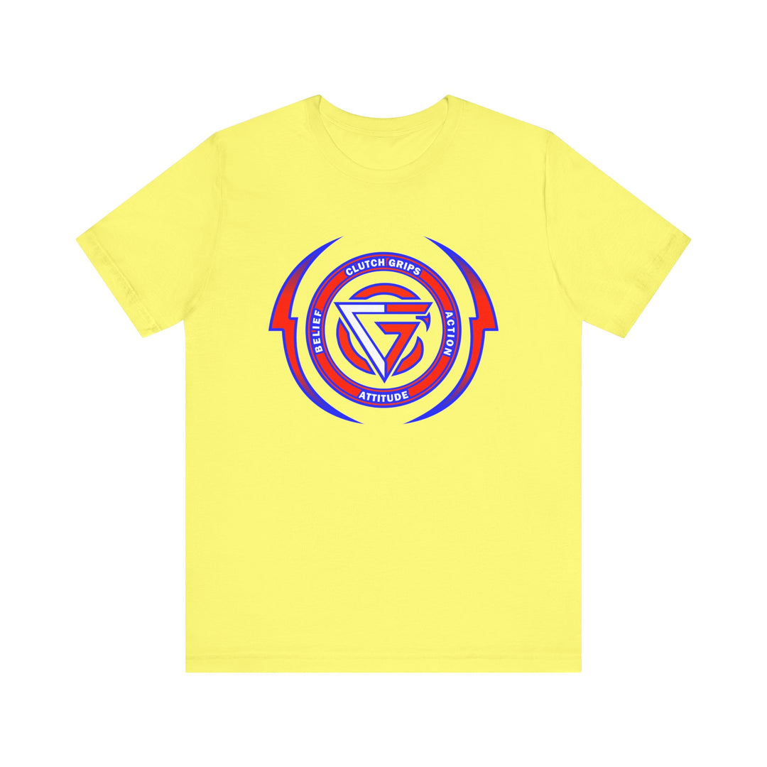 CG DBL ARCH LIGHTBOLT RED WHITE BLUE LOGO