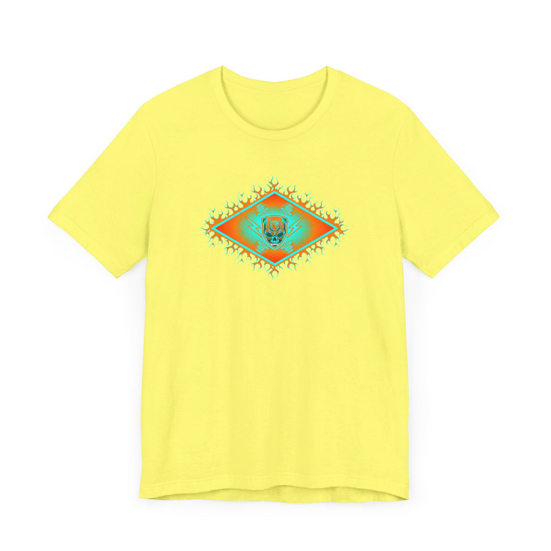 MIAMI AQUA ORANGE DIAMOND SKULLATOR DOUBLE BELL