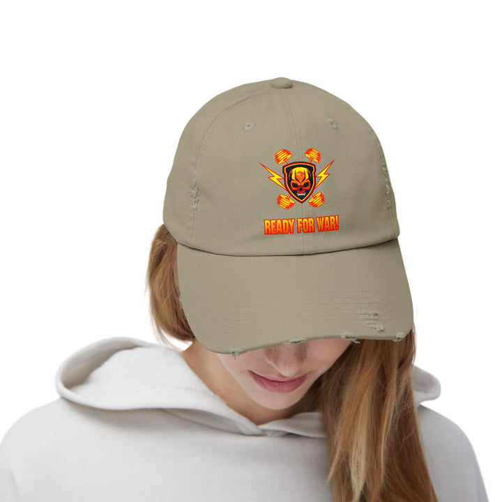 CG SKULL DBL BELL ORANGE GOLD/READY FOR WAR CAP