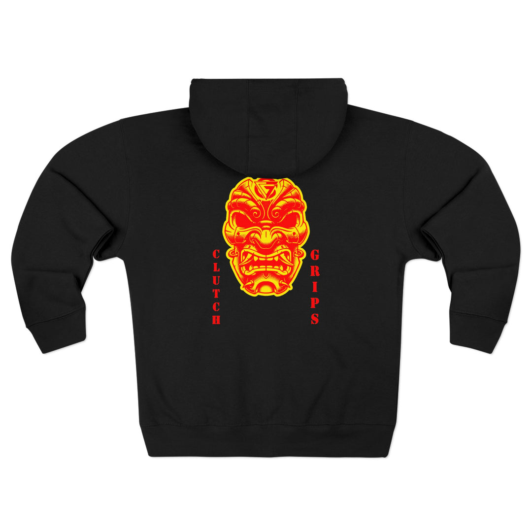 CG SAMURAI MASK RED GOLD /FORGED IN FIRE ZIP UP
