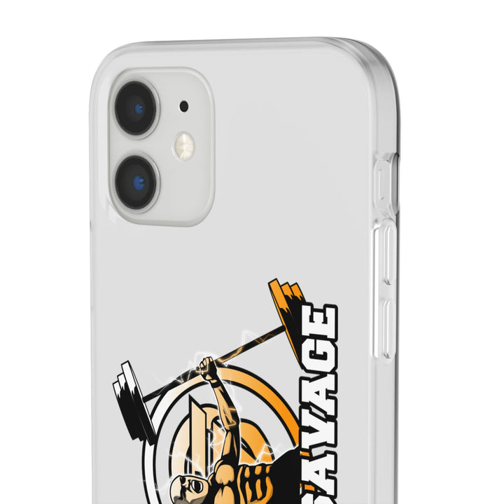 SPARTAN LIFT ORANGE WHITE PHONE CASE/STAY SAVAGE