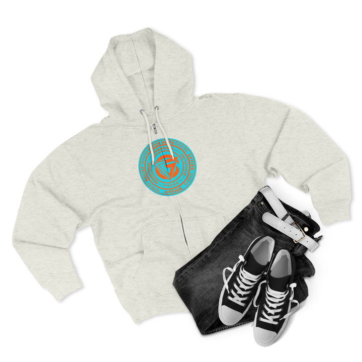 CG BIG MAC CHIEF AQUA ORANGE/VICTORY OR DEATH ZIP UP