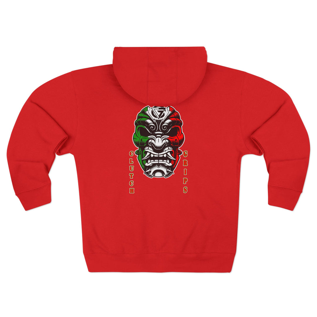 CG SAMURAI MAC RED WHITE GREEN /CLUTCHGRIPS ZIP UP