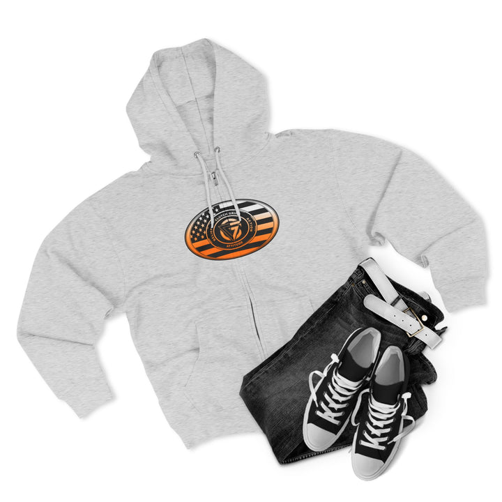 SAMURAI MAC ORANGE WHITE/AMERICAN SAVAGE ZIP UP