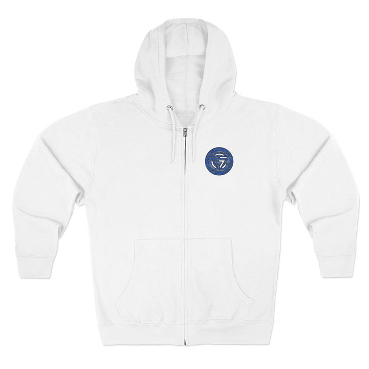 CG ANGRY DOG GREY BLUE CAMO/READY FOR WAR ZIP UP