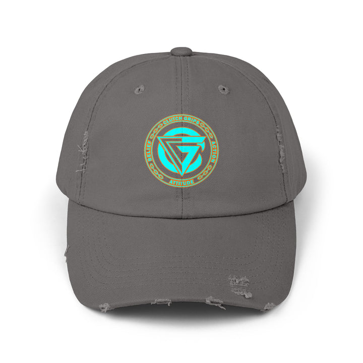 CG LOGO MIAMI AQUA /DISTRESSED CAP