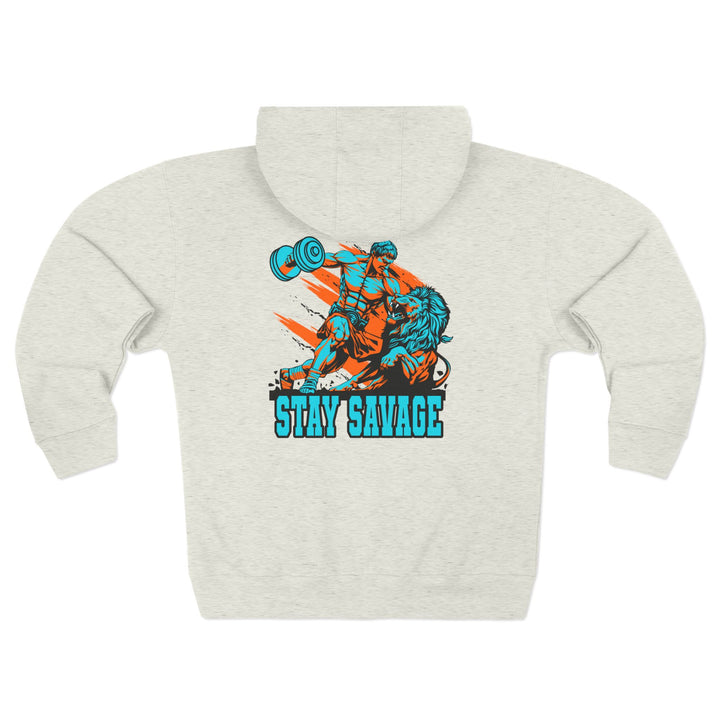 CG COLISEUM MAC VS LION MIAMI COLORS /STAY SAVAGE ZIP UP