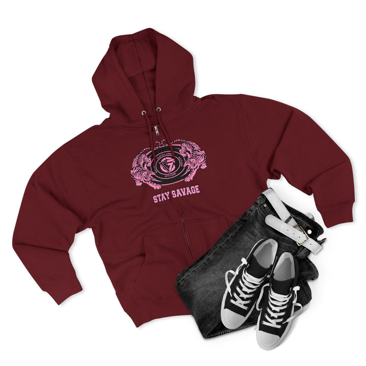 CG TIGER VS TIGER PINK/STAY SAVAGE ZIP UP