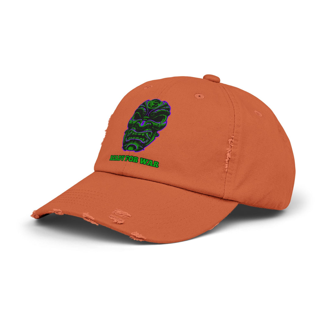 CG SAMURAI MASK PURPLE GREEN /READY FOR WAR CAP