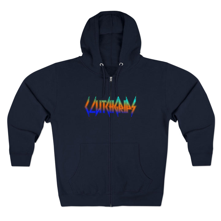CG LIGHTNING KING BLUE ORANGE AQUA /LIFT OR DIE ZIP UP