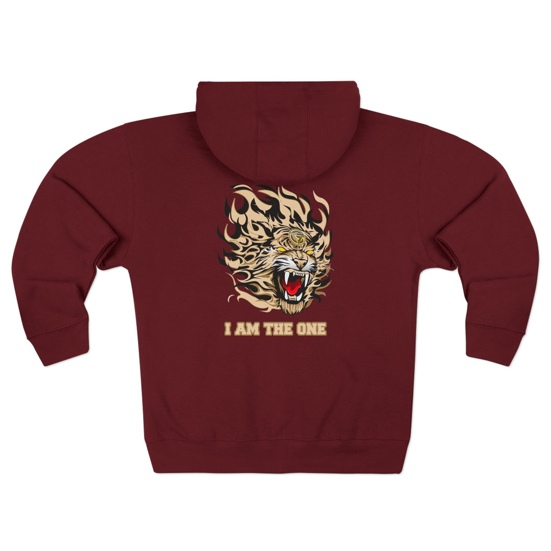 CG  TIGER FLAME DESERT SAND/I AM THE ONE  ZIP UP