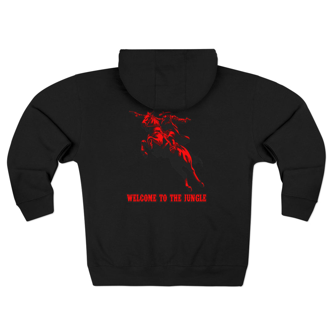 CG OUTLAW RED BLACK /WELCOME TO THE JUNGLE ZIP UP