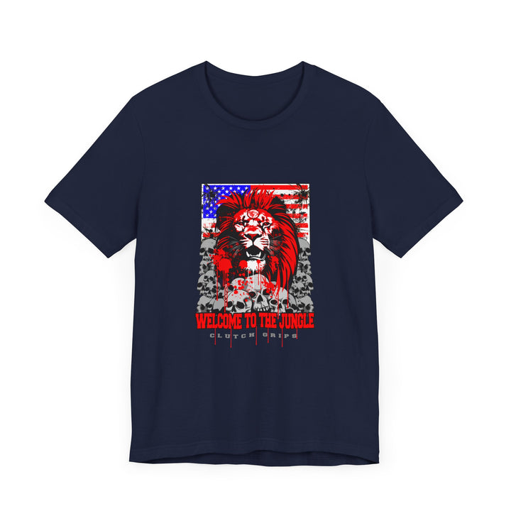 LIONHEART USA FLAG RED WHITE BLUE /WELCOME TO THE JUNGLE