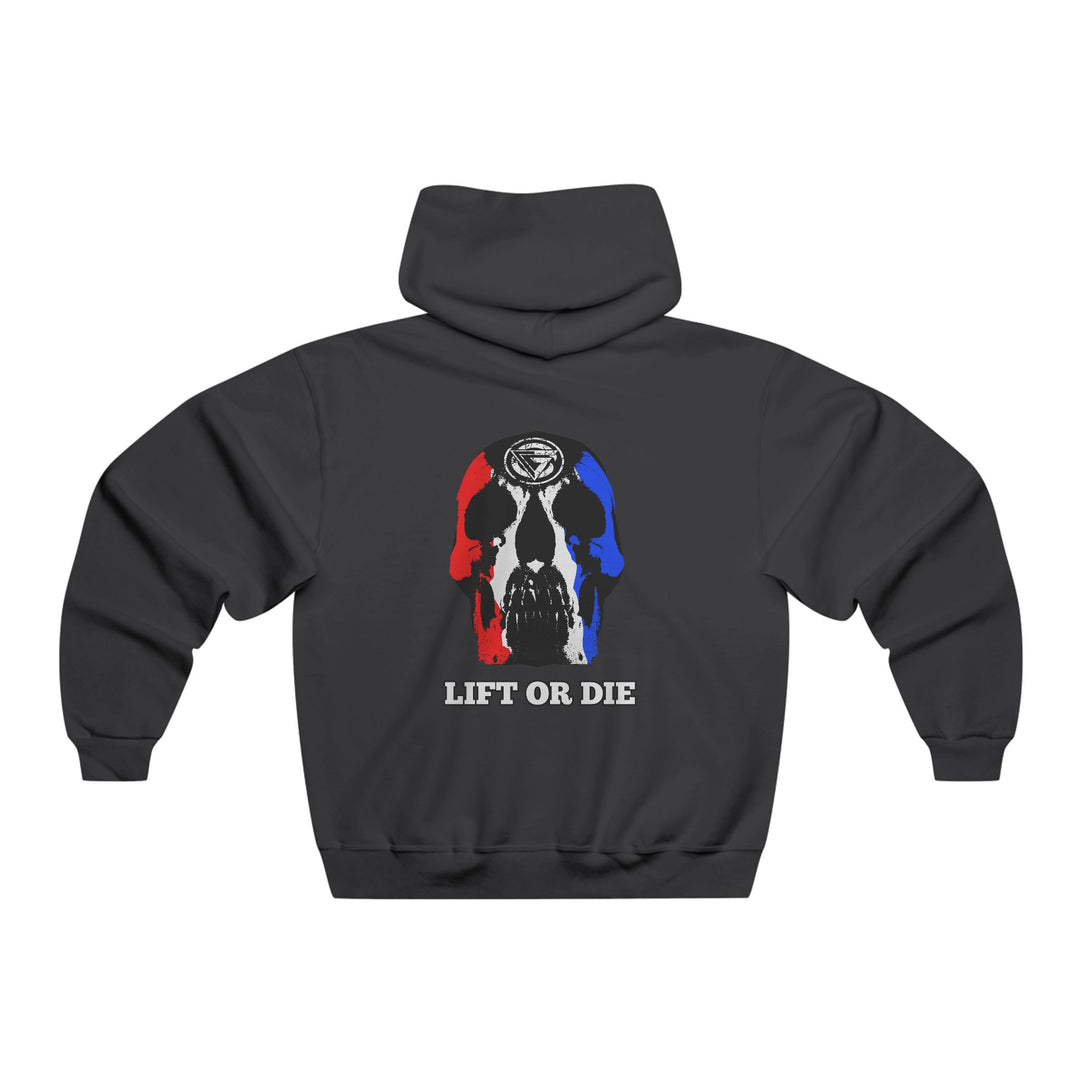 SKULLATOR- RED WHITE BLUE/LIFT OR DIE
