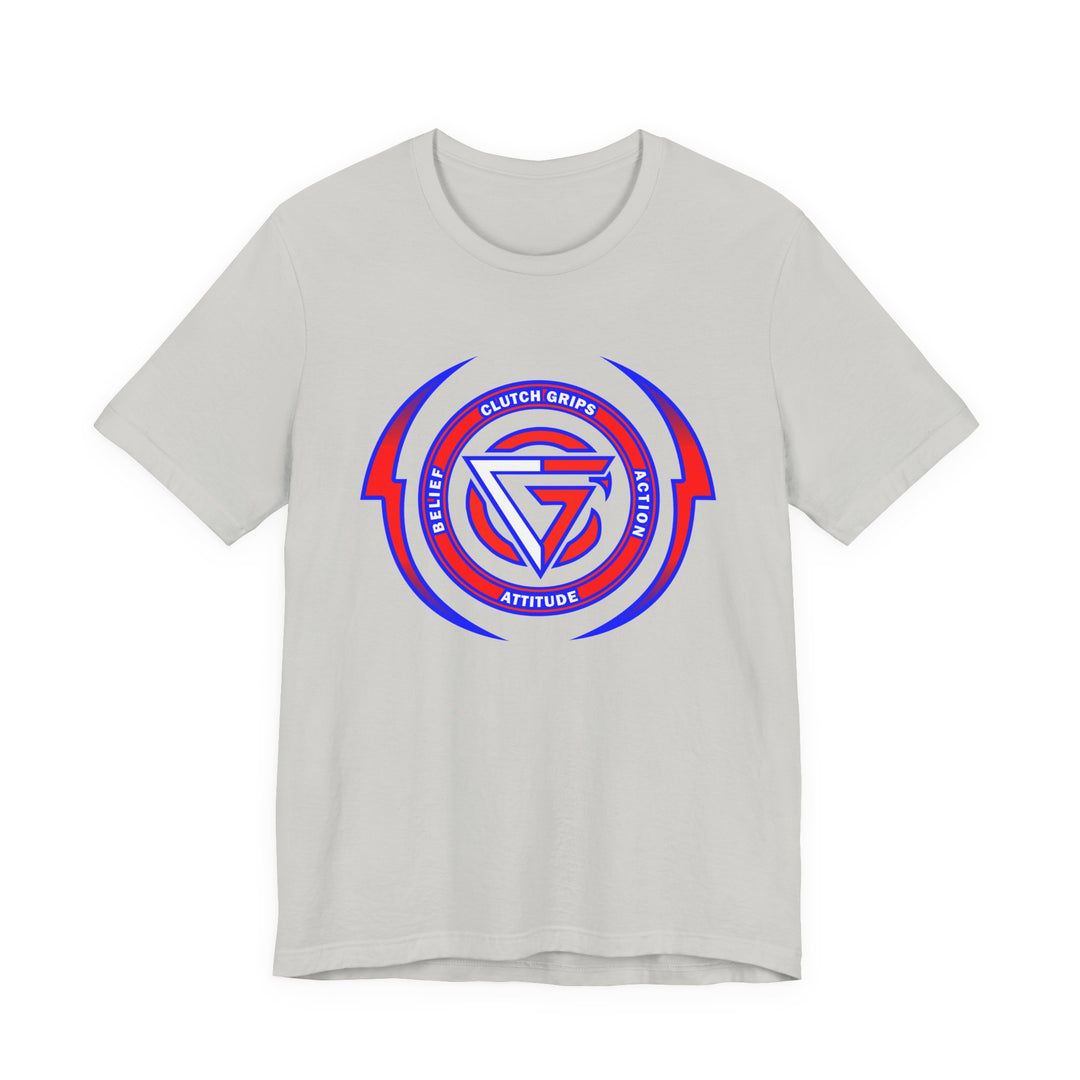 CG DBL ARCH LIGHTBOLT RED WHITE BLUE LOGO