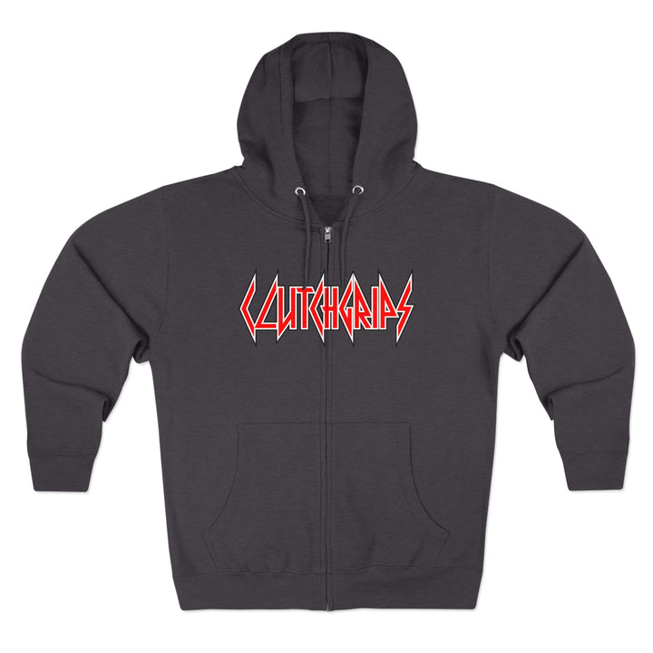 CG  NAVY SEAL TRIBUTE  RIP RED BLACK /AMERICAN BADASS ZIP UP
