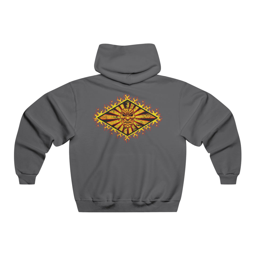 DIAMOND FIRE MASK/RED BLK YELLOW FIRE