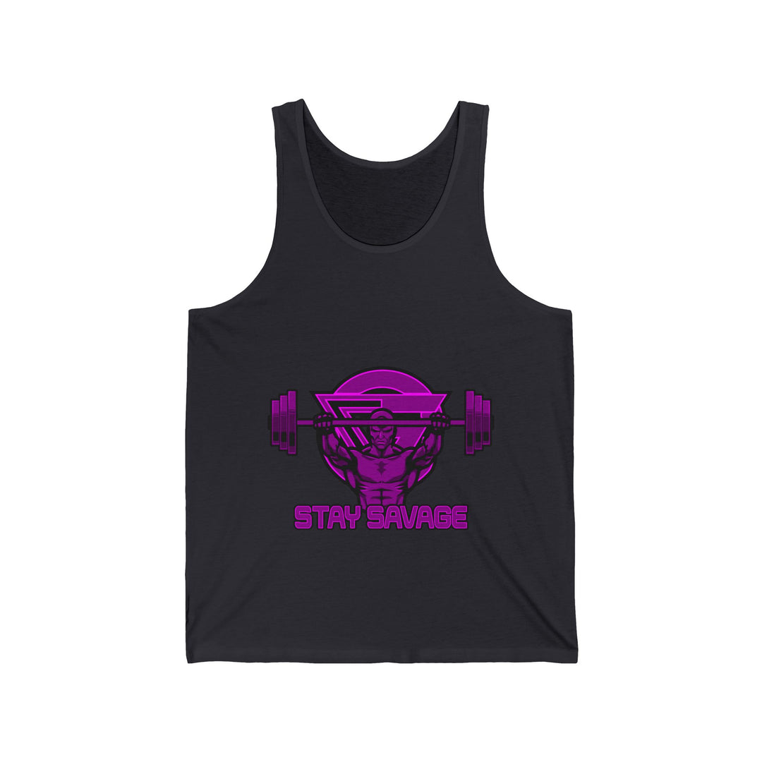 ENTER THE MAC PURPLE TANK/STAY SAVAGE